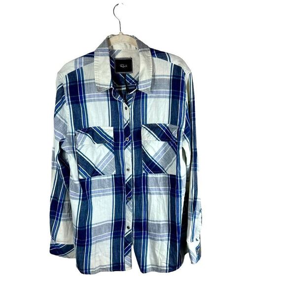 Rails Other - Men’s Rails Blue White Hunter Plaid Shirt